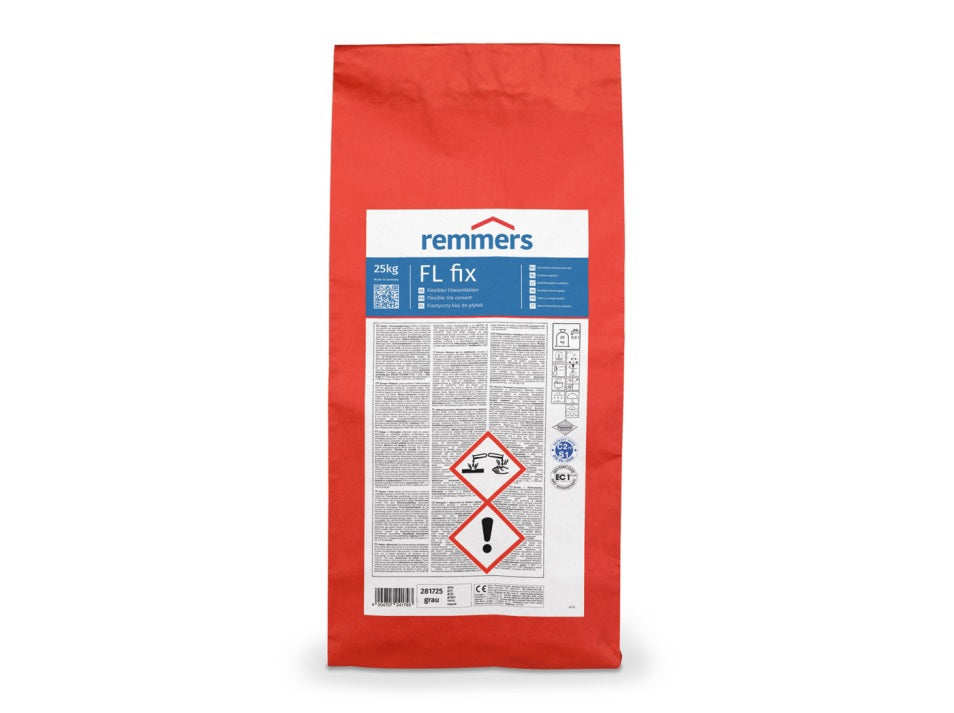 Remmers FL fix · 25 kg · šedé