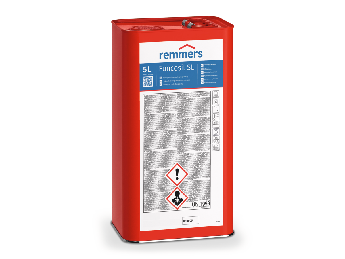 Remmers Funcosil SL hydrofobní impregnace pro vápenec, 5 l