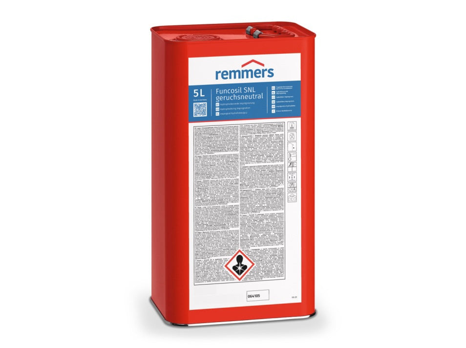 Remmers Funcosil SNL Geruchsneutral bezbarvá, hydrofobní, rozpouštědlová impregnace na bázi silanu/siloxanu, 5 l