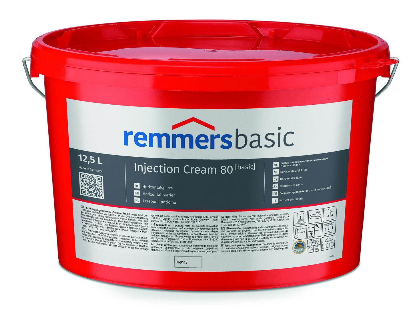 Remmers Injection Cream 80 injektážní krém, 12,5 l