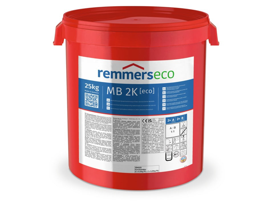 Remmers MB 2K Eco dvousložková multifunkční hydroizolace budov na bázi obnovitelných surovin