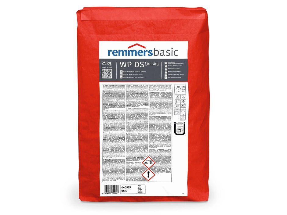 Remmers WP DS Basic minerální těsnicí stěrka pro novostavby, 25 kg