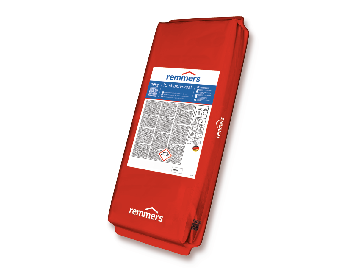 Remmers iQ-M Universal lepící a prodyšná malta, 20 kg