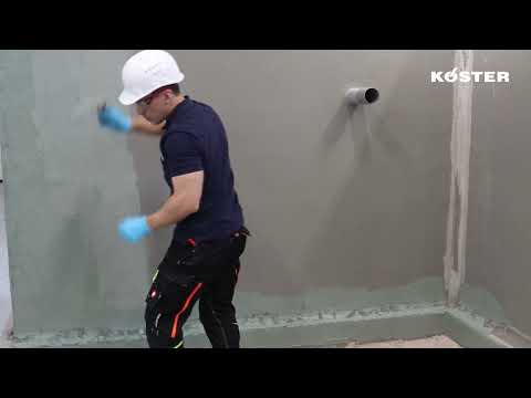Köster aplikační video: NB 4000 hydroizolační stěrka