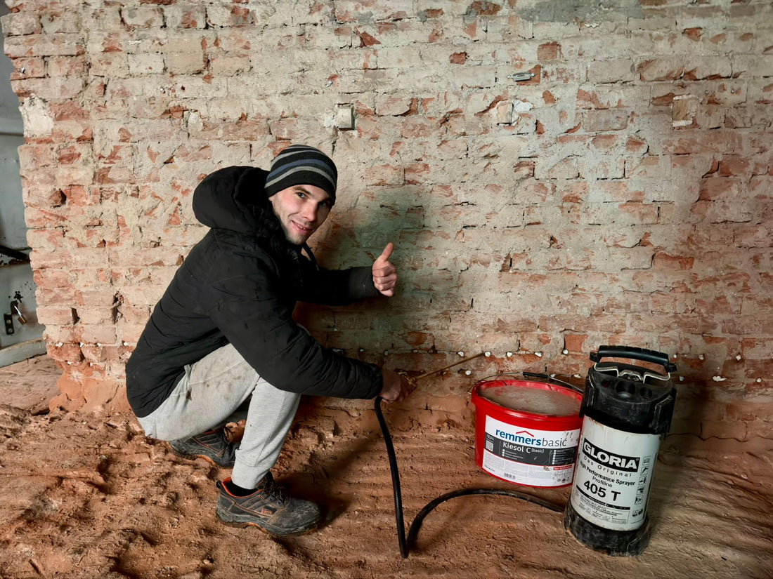 Injektáž zdiva svépomocí – profesionální výsledek s materiálem a podporou od Stavboxu