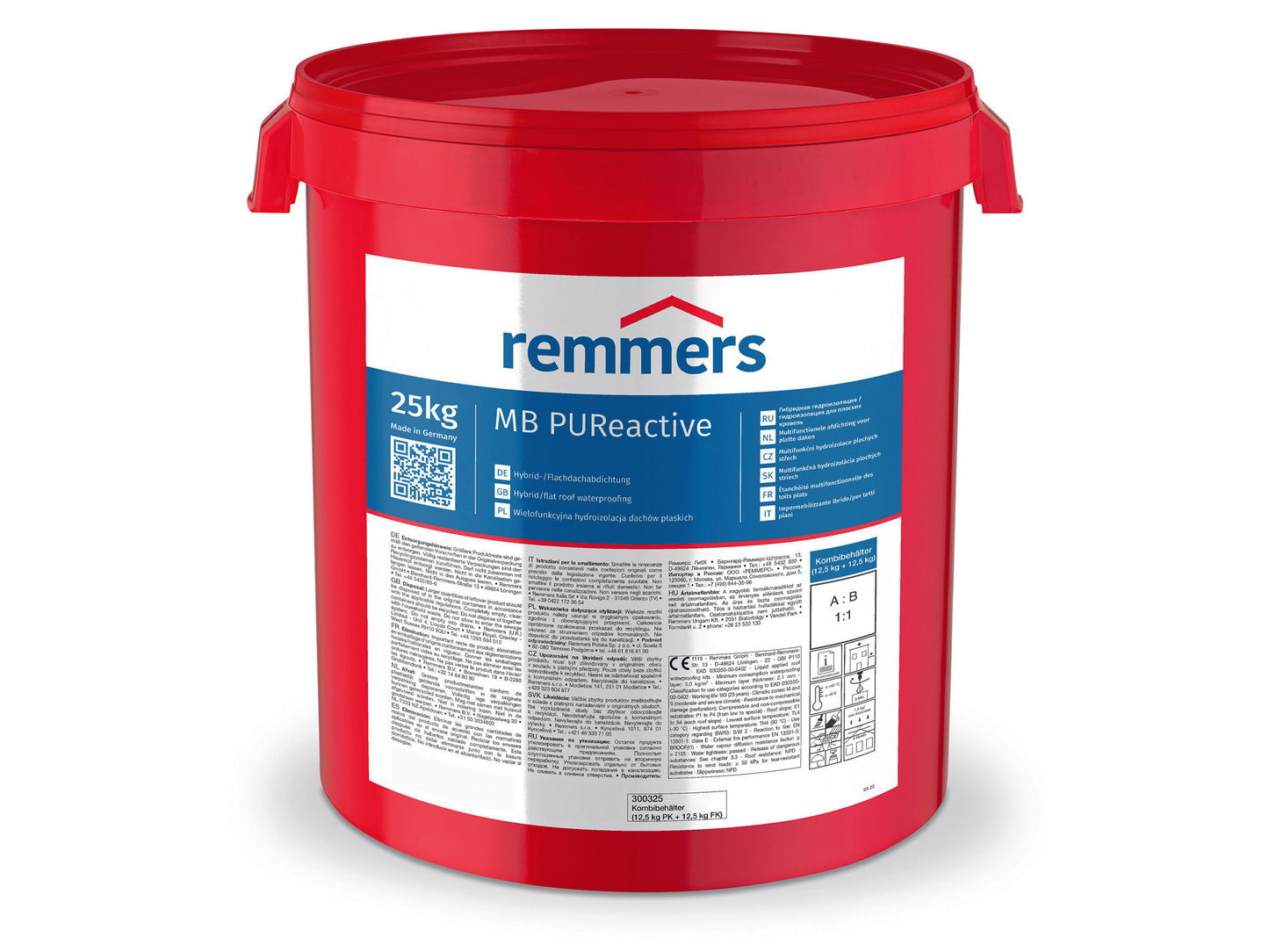 Remmers PUReactive hydroizolace střech a balkonů, 25 kg