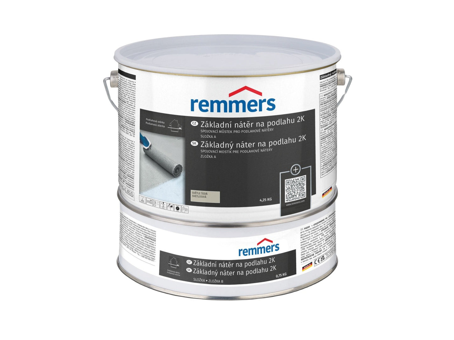 Remmers Základní nátěr na podlahu 2K · 5 kg · světle šedá